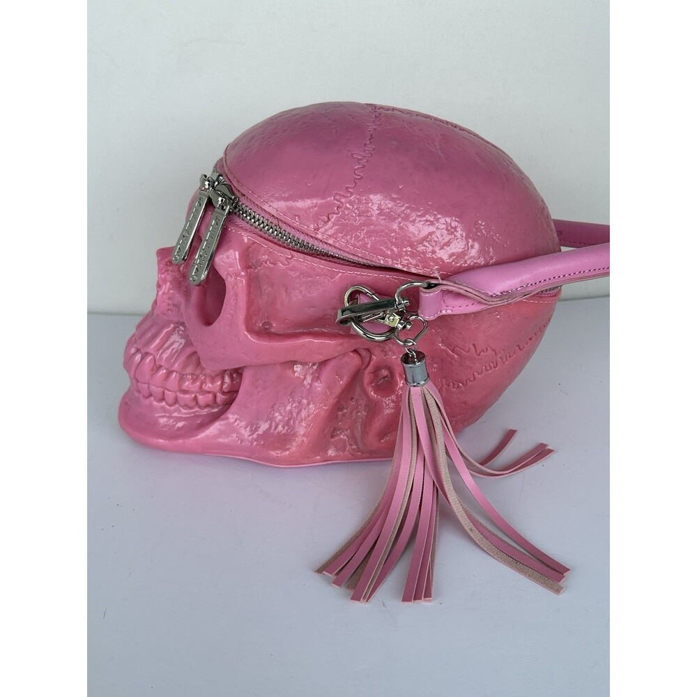 Killstar Grave Digger Pink Skull Handbag Gothic Purse Rare We Are The Weirdos - Picture 4 of 13
